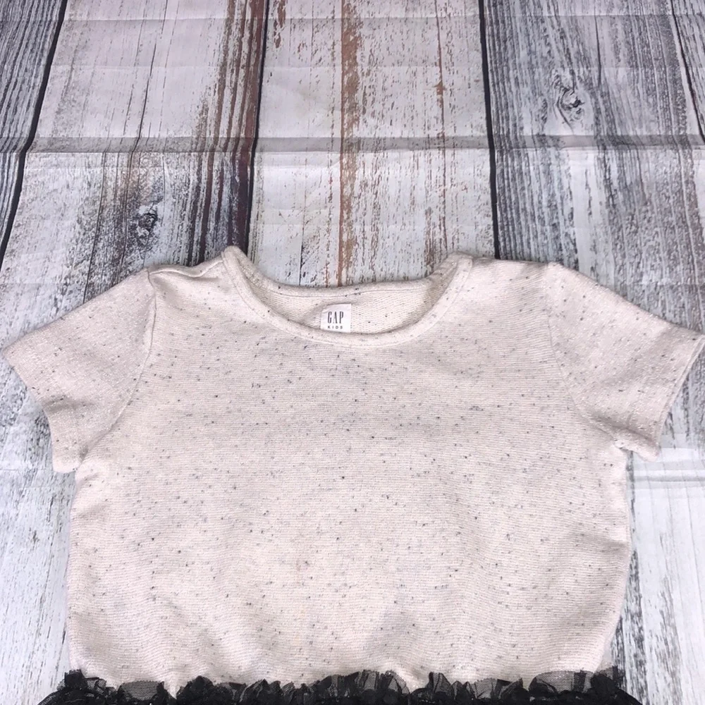 GAP Kids White Top w/Black Bottom Party Dress Sz10